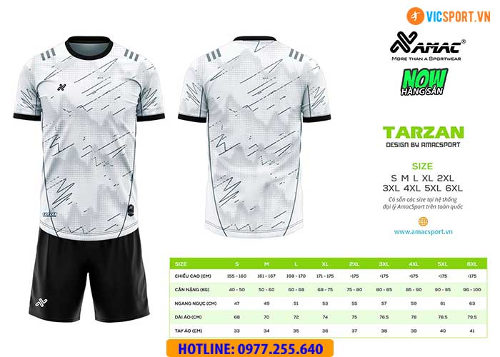 Áo đá banh thiết kế Amac Tarzan - Hình ảnh 5