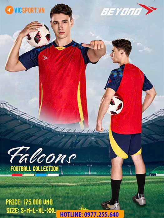 Áo đá banh không logo Beyono Falcons - Hình ảnh 3