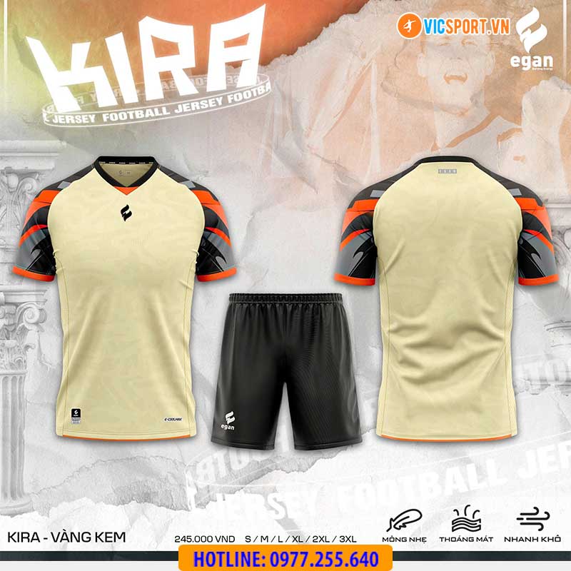 Áo đá banh không logo Egan Kira - Hình ảnh 18