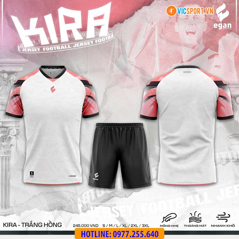 Áo đá banh không logo Egan Kira - Hình ảnh 19