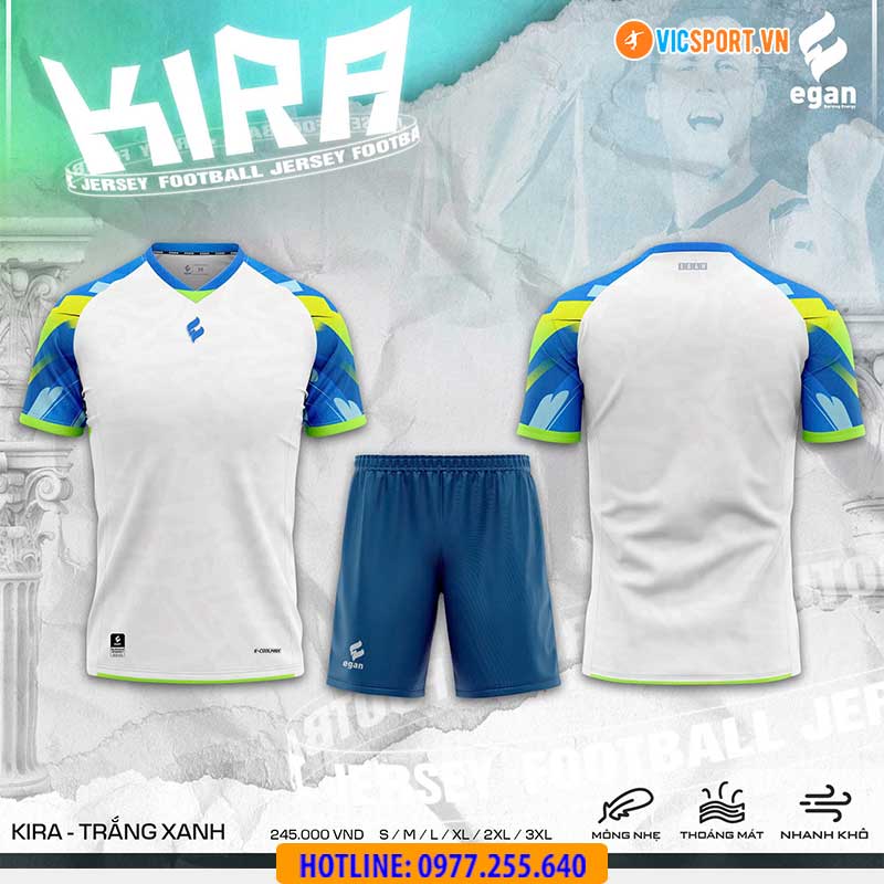 Áo đá banh không logo Egan Kira - Hình ảnh 20