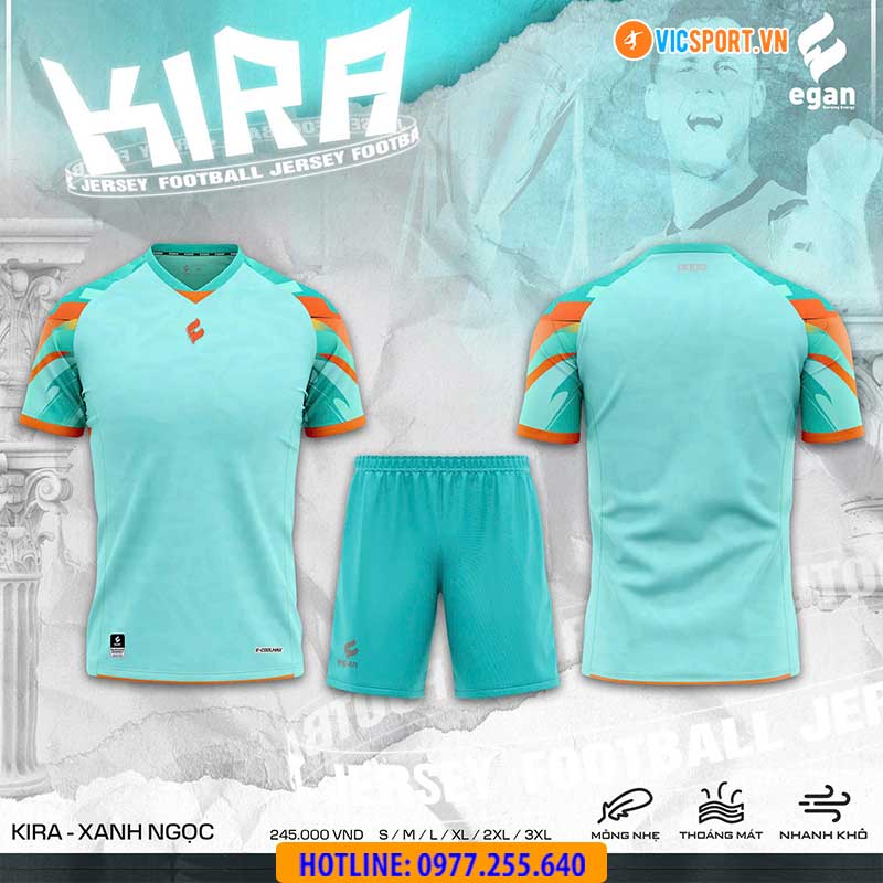 Áo đá banh không logo Egan Kira - Hình ảnh 22