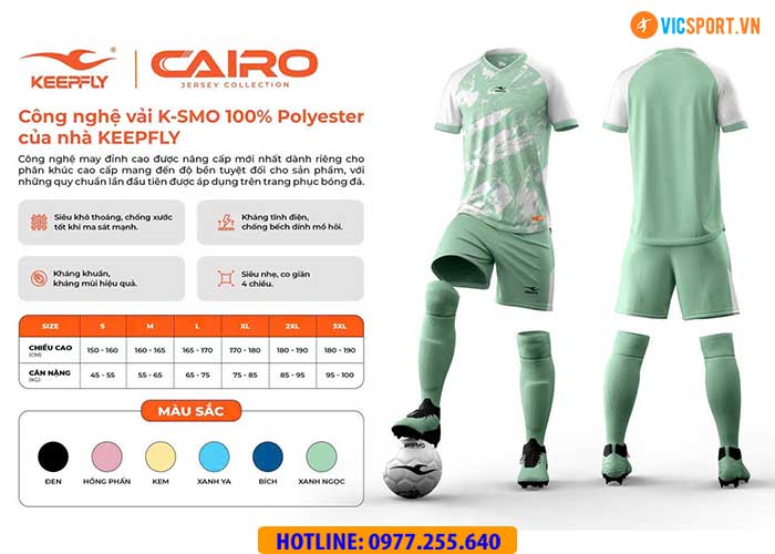 Áo bóng đá không logo Keepfly Cairo - Hình ảnh 15