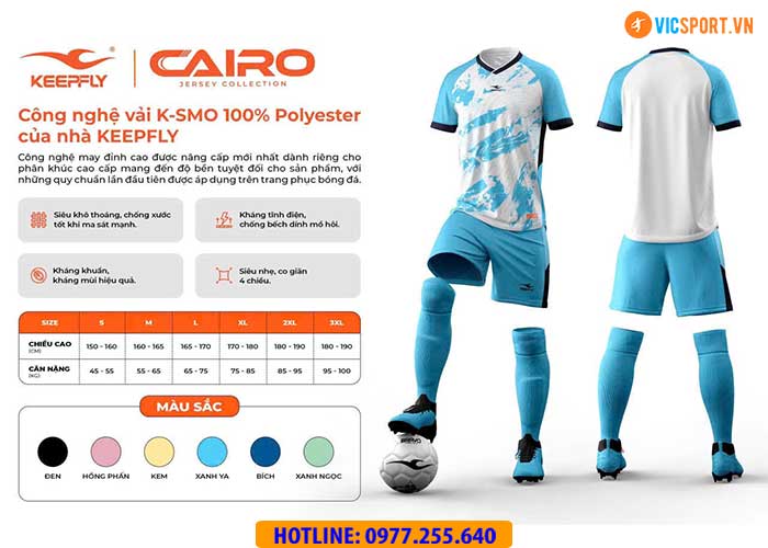 Áo bóng đá không logo Keepfly Cairo - Hình ảnh 20
