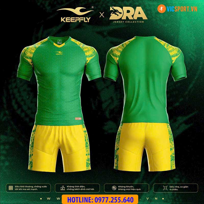 Áo đá banh không logo Keepfly DRA - Hình ảnh 9