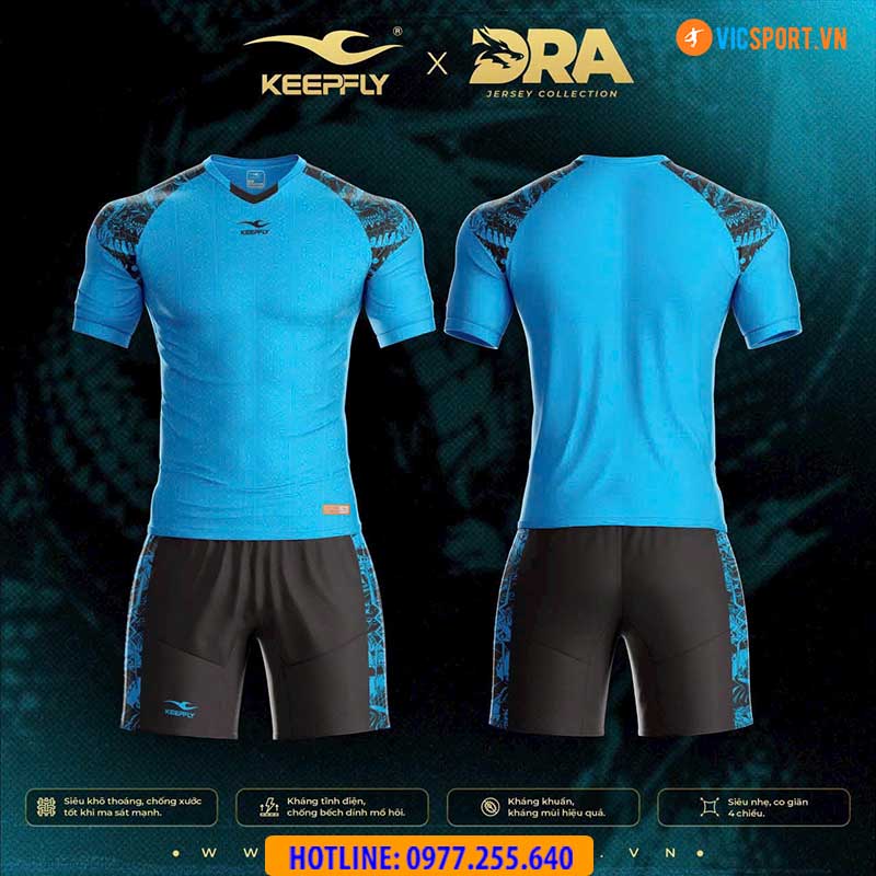 Áo đá banh không logo Keepfly DRA - Hình ảnh 10
