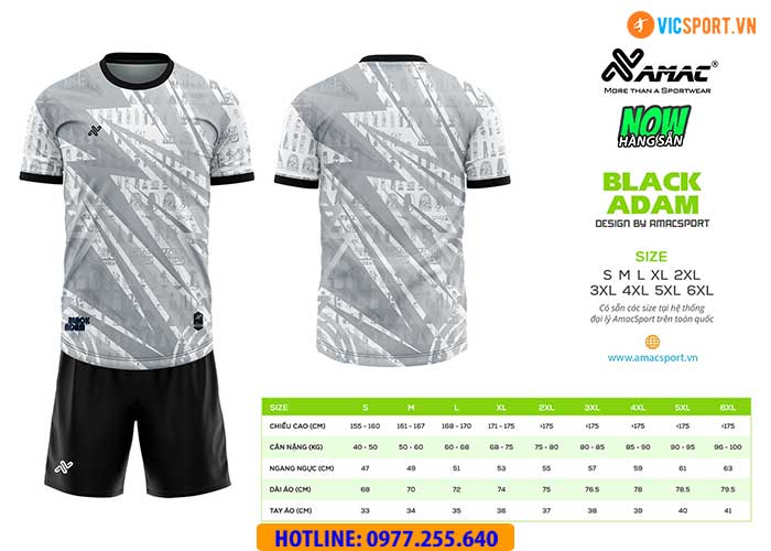 Áo đá banh thiết kế Amac Black Adam - Hình ảnh 14