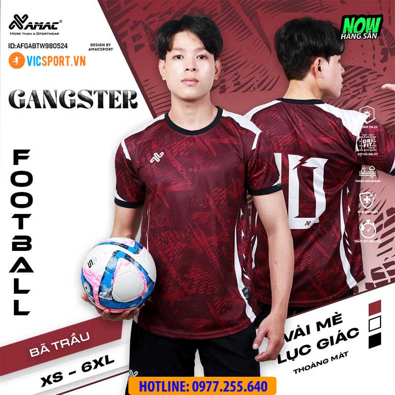 Áo đá banh thiết kế Amac Gangster - Hình ảnh 26