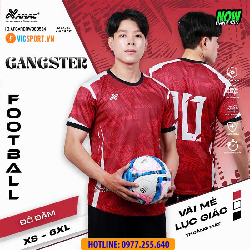 Áo đá banh thiết kế Amac Gangster - Hình ảnh 25