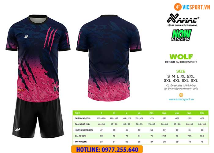 Áo đá banh thiết kế Amac Wolf - Hình ảnh 13
