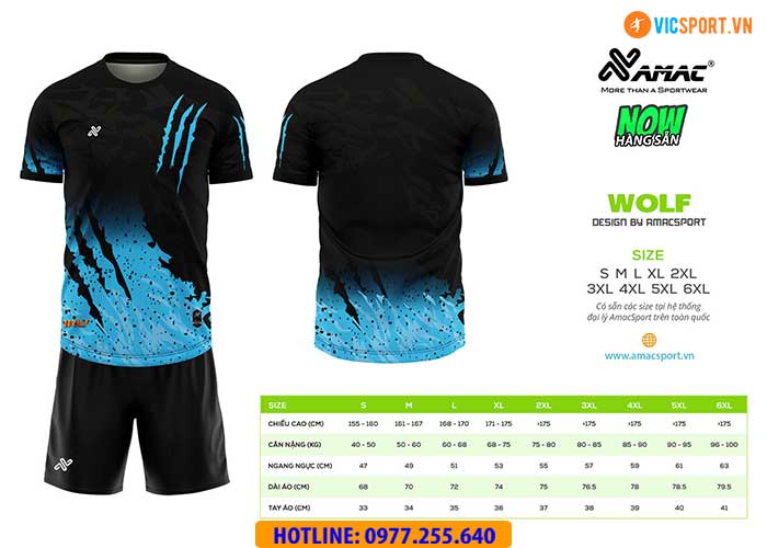 Áo đá banh thiết kế Amac Wolf - Hình ảnh 15