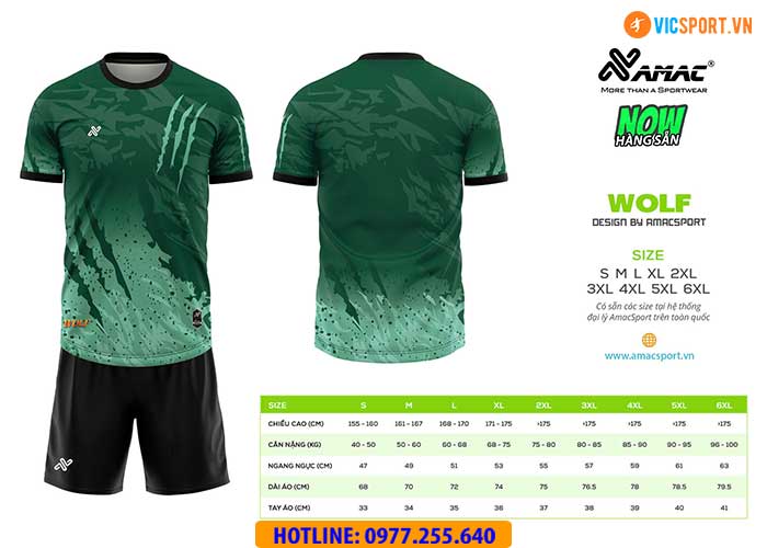 Áo đá banh thiết kế Amac Wolf - Hình ảnh 16