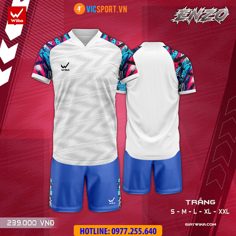 Áo đá banh không logo Wika Enzo - Hình ảnh 7