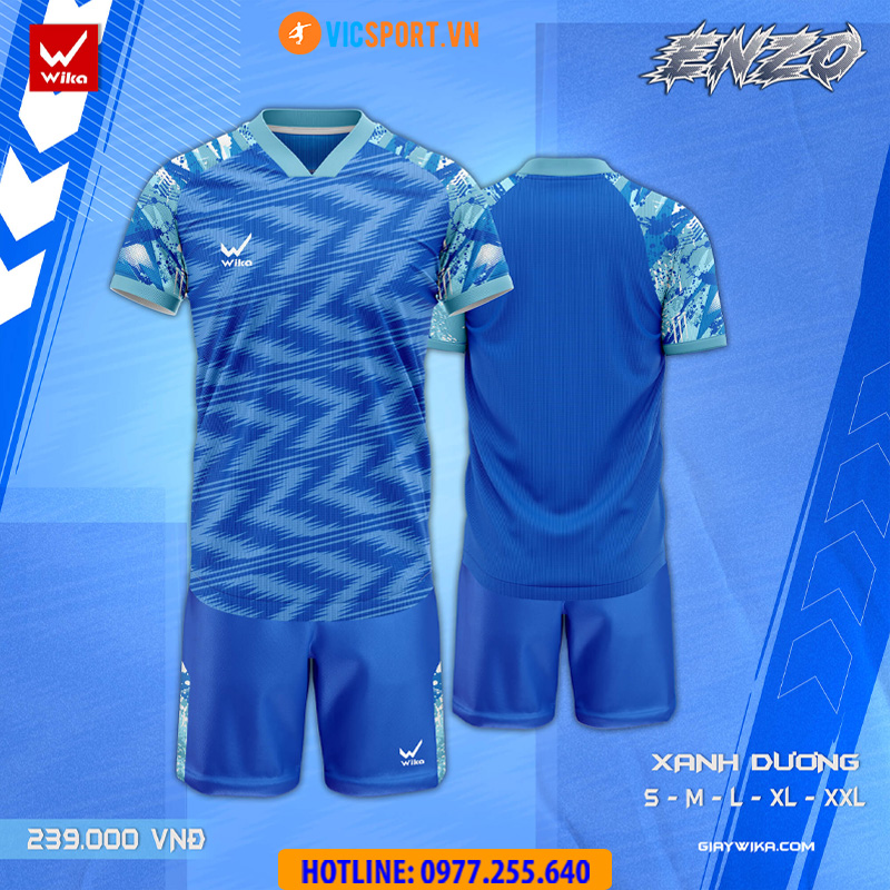 Áo đá banh không logo Wika Enzo - Hình ảnh 8