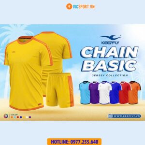 Áo đá banh không logo Keepfly Chain Basic