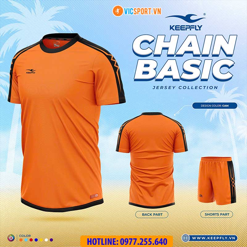 Áo đá banh không logo Keepfly Chain Basic - Hình ảnh 19