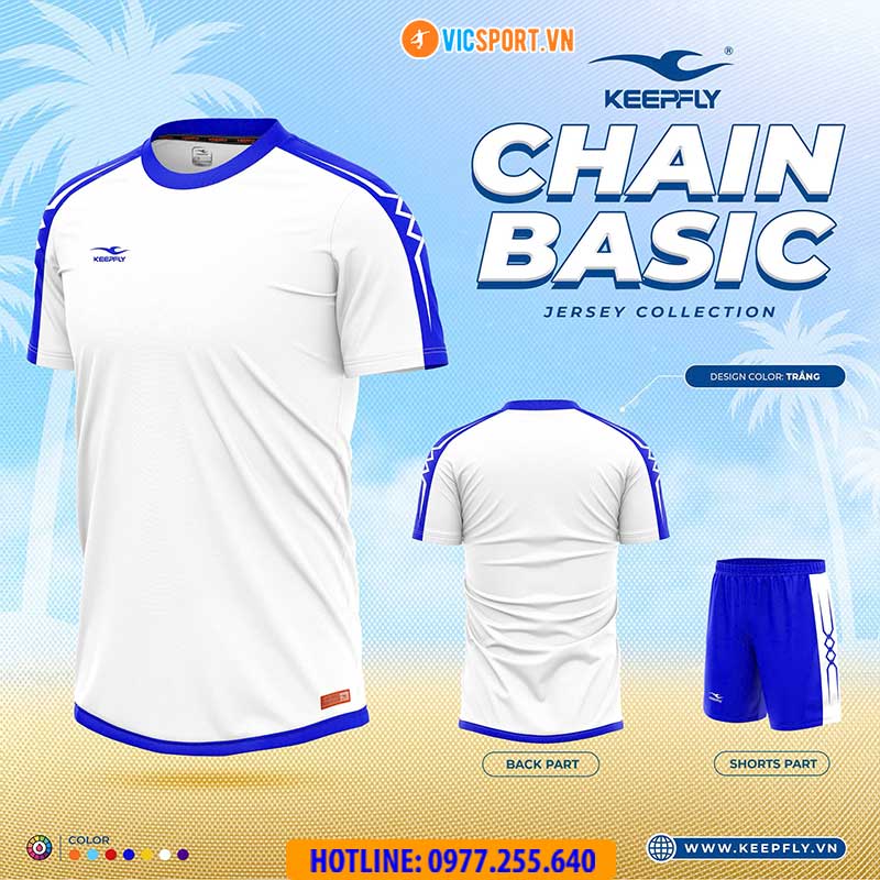 Áo đá banh không logo Keepfly Chain Basic - Hình ảnh 22