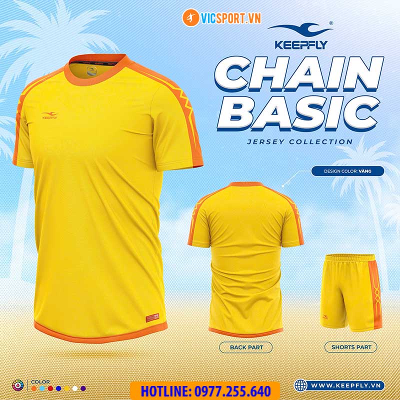 Áo đá banh không logo Keepfly Chain Basic - Hình ảnh 23
