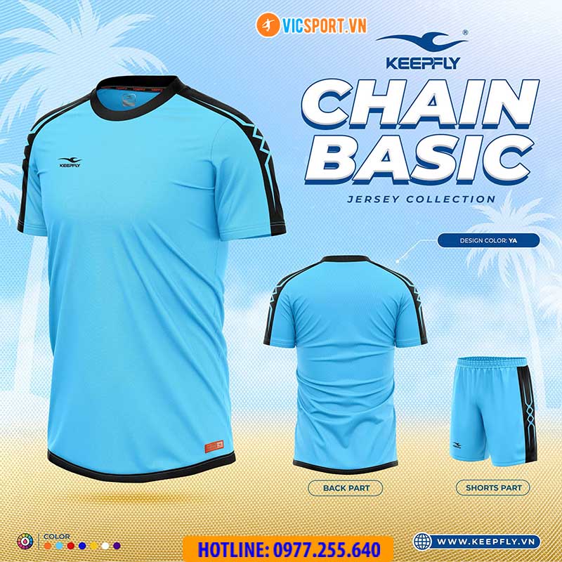 Áo đá banh không logo Keepfly Chain Basic - Hình ảnh 25