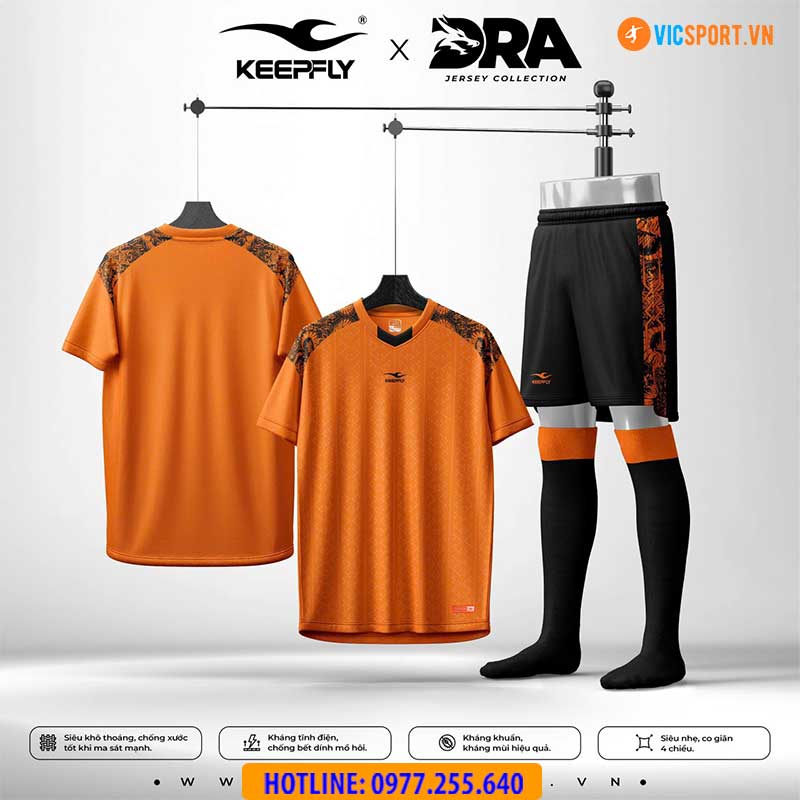 Áo đá banh không logo Keepfly DRA - Hình ảnh 11