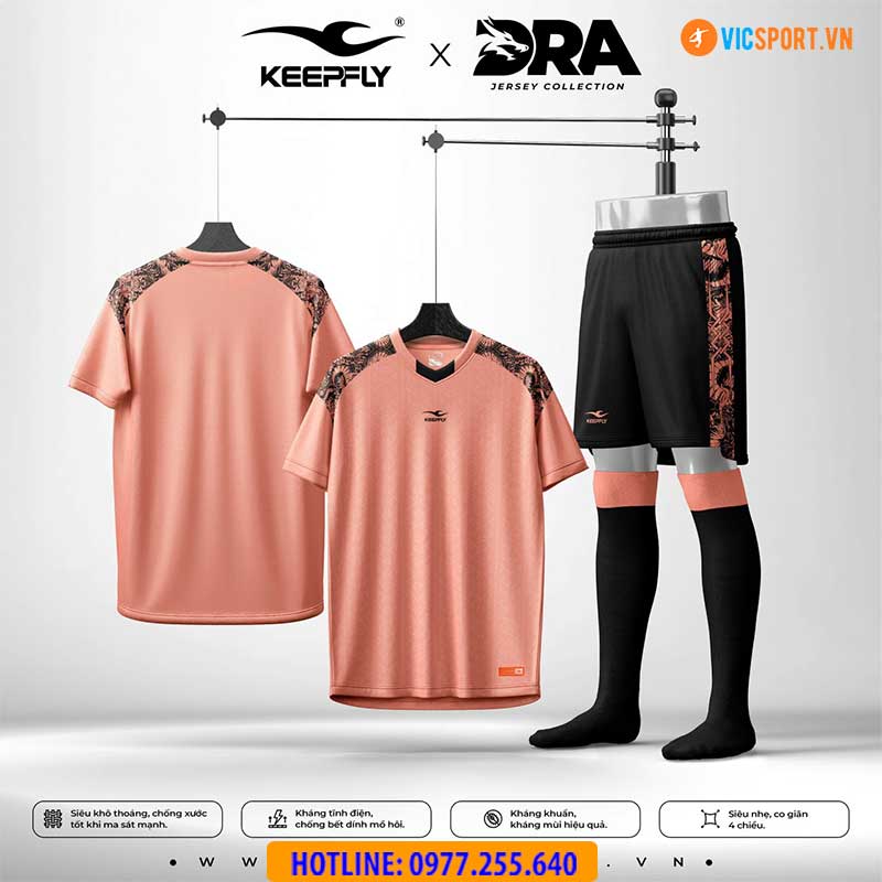 Áo đá banh không logo Keepfly DRA - Hình ảnh 13
