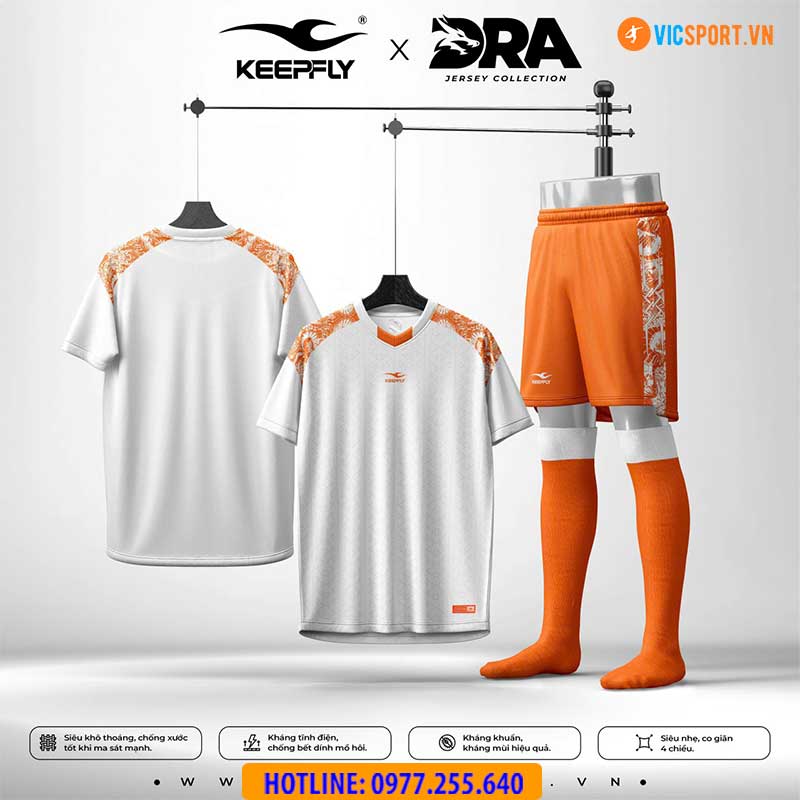 Áo đá banh không logo Keepfly DRA - Hình ảnh 16