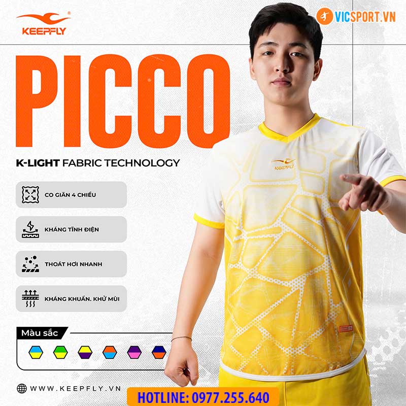 Áo bóng đá không logo Keepfly Picco - Hình ảnh 3