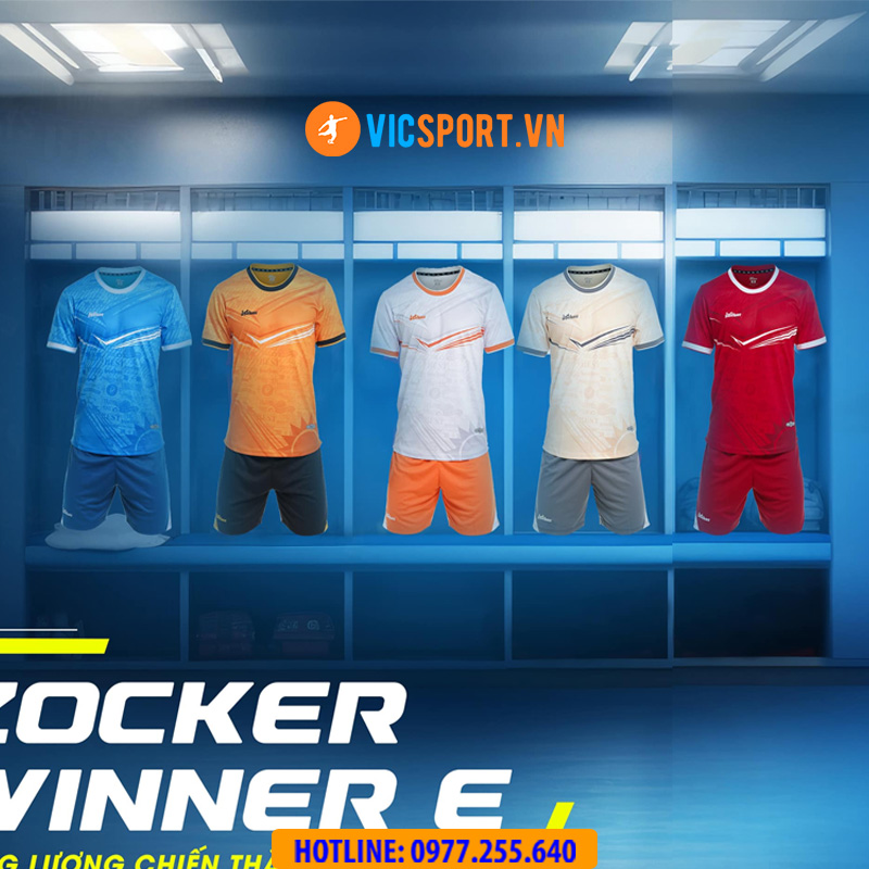 Áo đá banh không logo Zocker Winner E