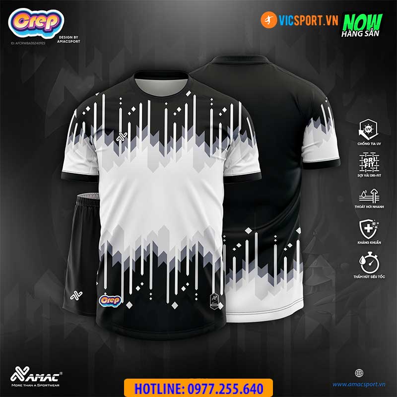 Áo đá banh thiết kế Amac Crep - Hình ảnh 13