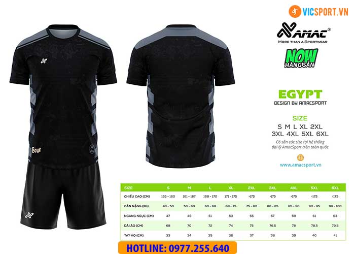 Áo đá banh thiết kế Amac Egypt - Hình ảnh 5