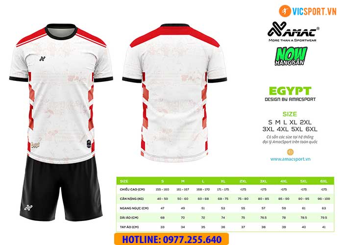 Áo đá banh thiết kế Amac Egypt - Hình ảnh 9