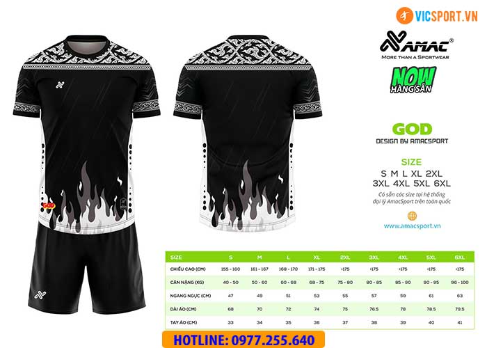 Áo đá banh thiết kế Amac God - Hình ảnh 3