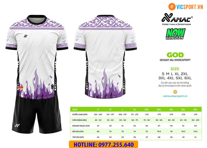Áo đá banh thiết kế Amac God - Hình ảnh 7