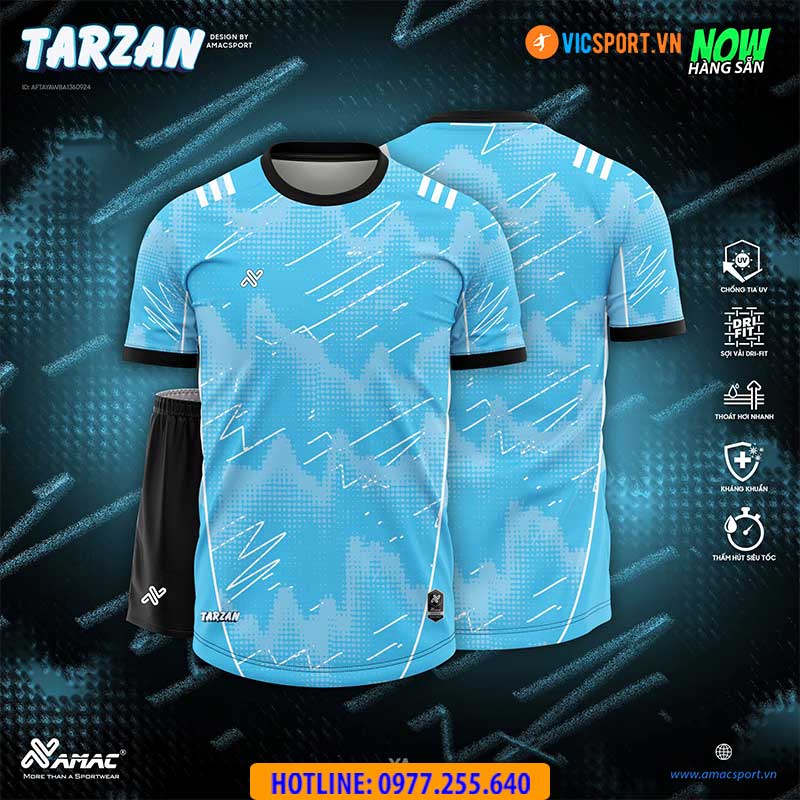 Áo đá banh thiết kế Amac Tarzan - Hình ảnh 13