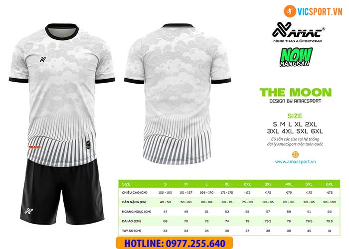 Áo đá banh thiết kế Amac The Moon - Hình ảnh 10