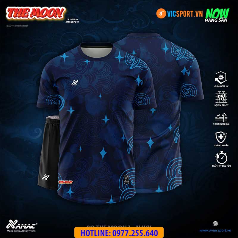 Áo đá banh thiết kế Amac The Moon - Hình ảnh 2