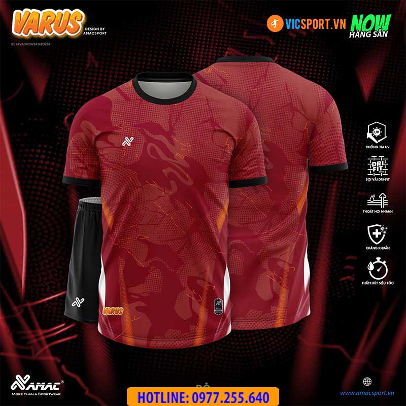 Áo đá banh thiết kế Amac Varus - Hình ảnh 6