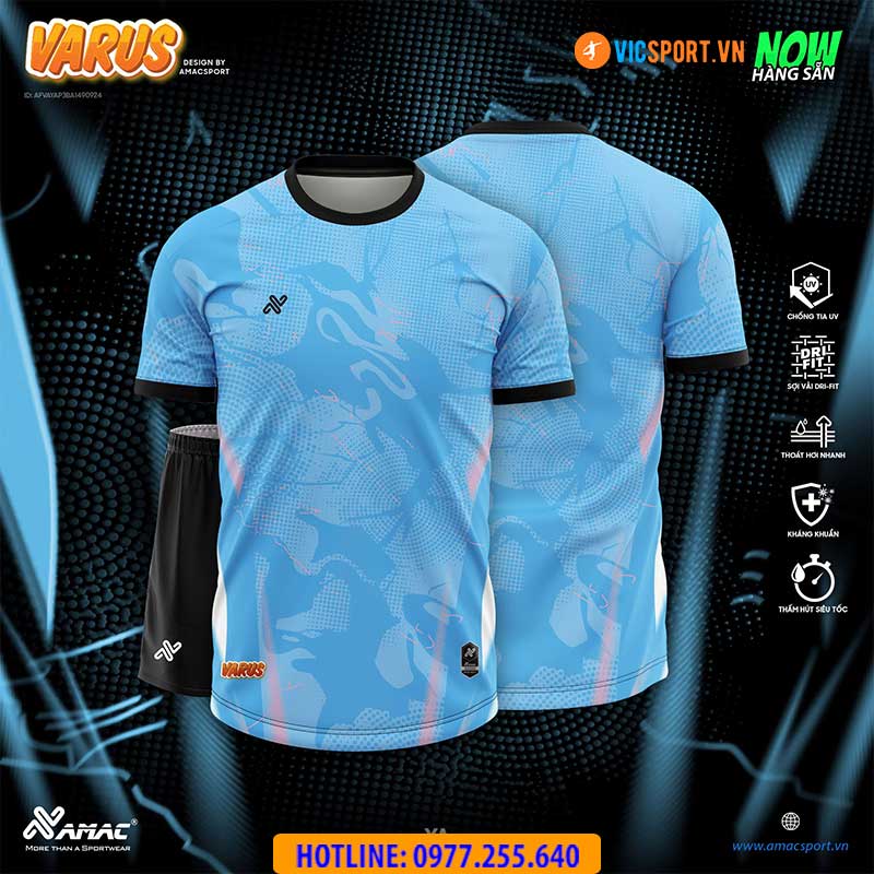 Áo đá banh thiết kế Amac Varus - Hình ảnh 9