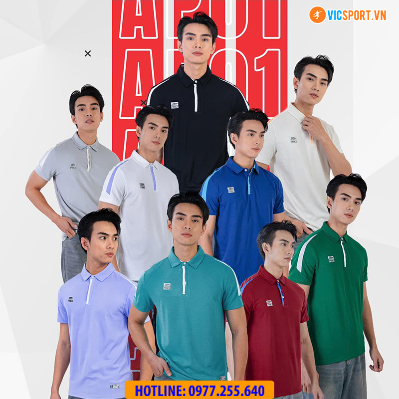 Áo polo thể thao di chuyển Riki AP01