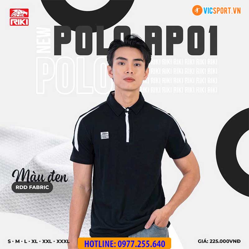Áo polo thể thao di chuyển Riki AP01 - Hình ảnh 8