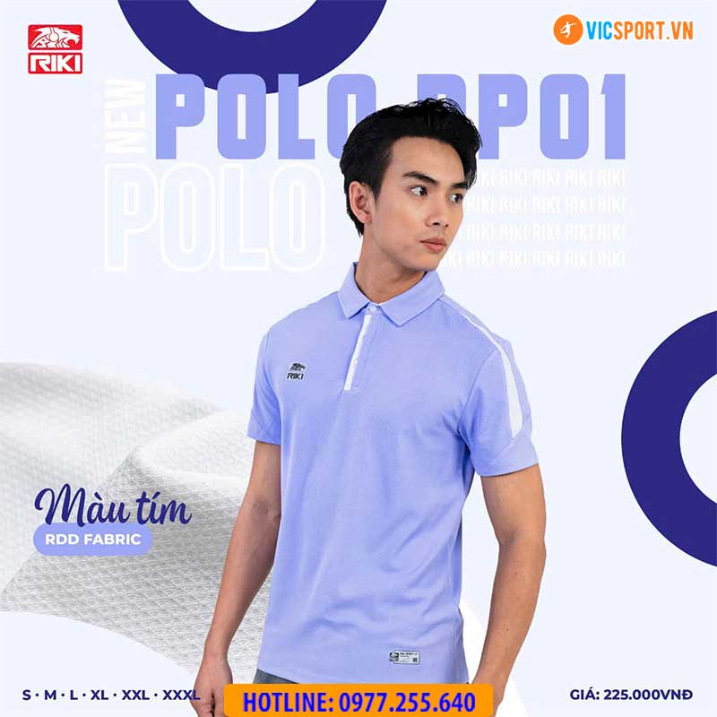 Áo polo thể thao di chuyển Riki AP01 - Hình ảnh 11