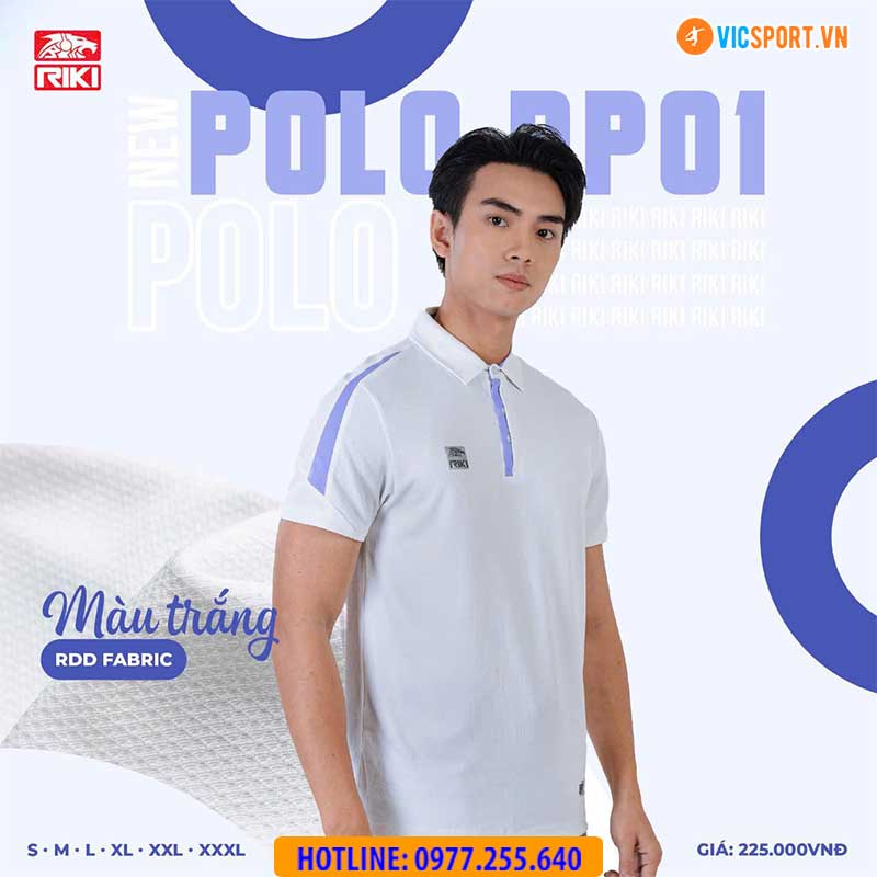 Áo polo thể thao di chuyển Riki AP01 - Hình ảnh 12