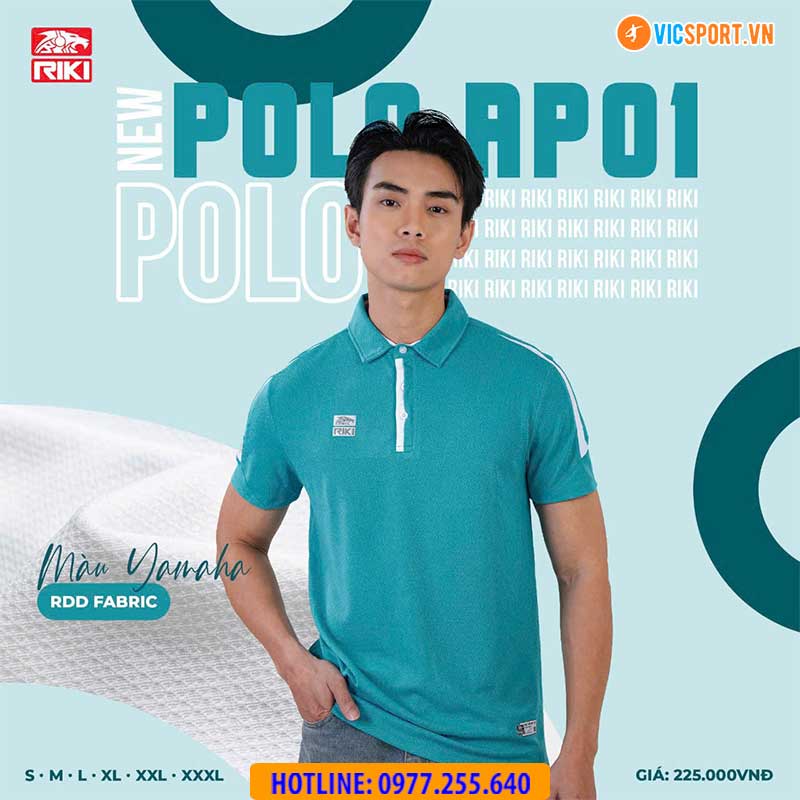 Áo polo thể thao di chuyển Riki AP01 - Hình ảnh 13