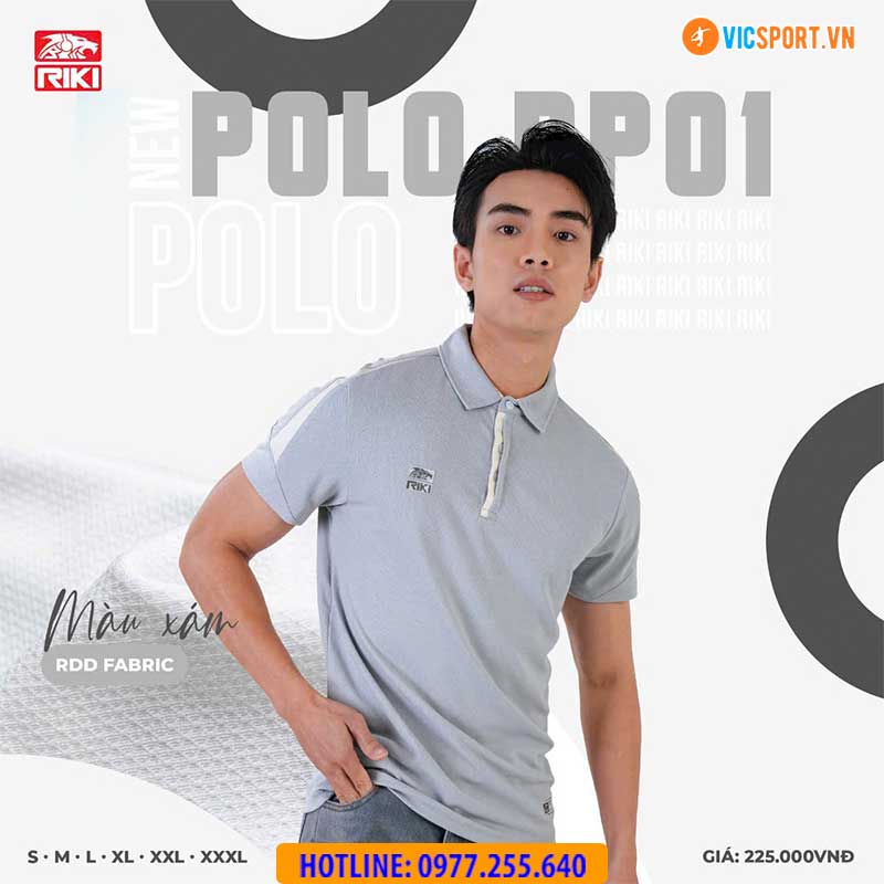 Áo polo thể thao di chuyển Riki AP01 - Hình ảnh 14