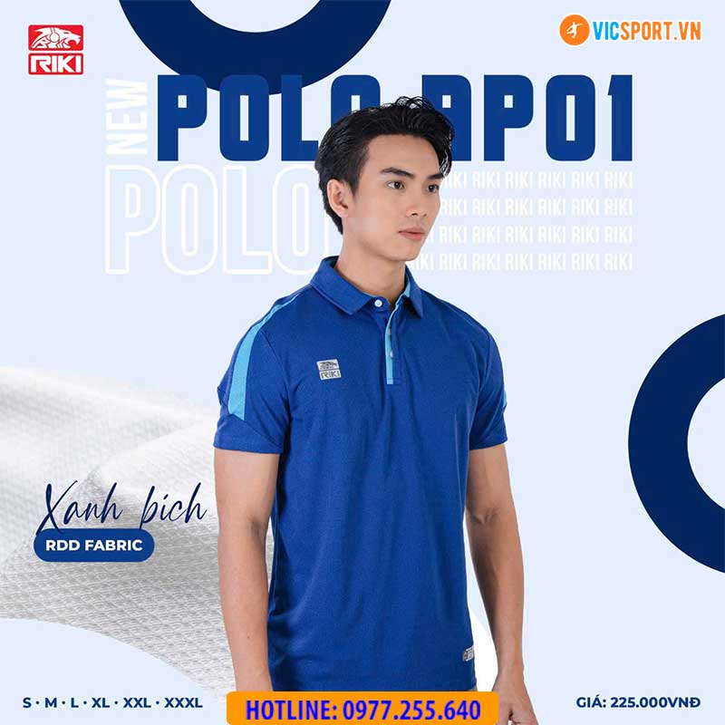 Áo polo thể thao di chuyển Riki AP01 - Hình ảnh 15