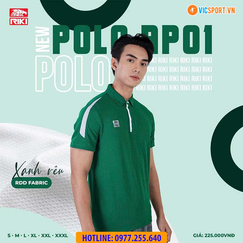 Áo polo thể thao di chuyển Riki AP01 - Hình ảnh 16