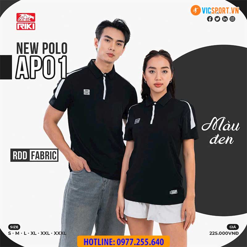 Áo polo thể thao di chuyển Riki AP01 - Hình ảnh 19