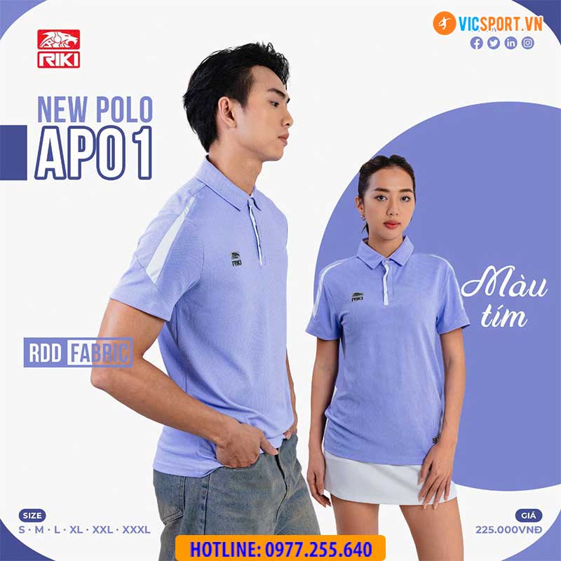 Áo polo thể thao di chuyển Riki AP01 - Hình ảnh 22