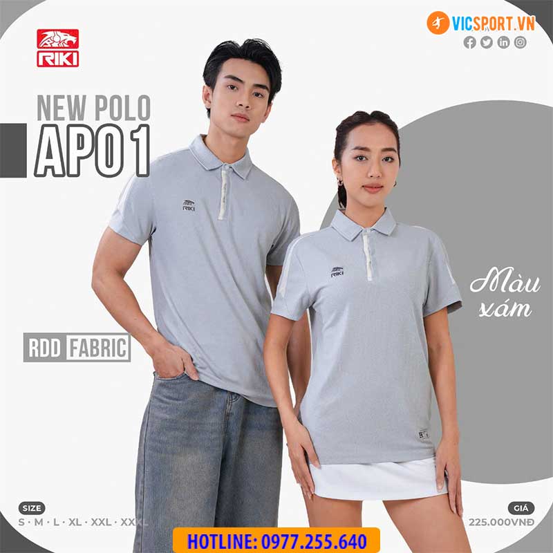 Áo polo thể thao di chuyển Riki AP01 - Hình ảnh 24