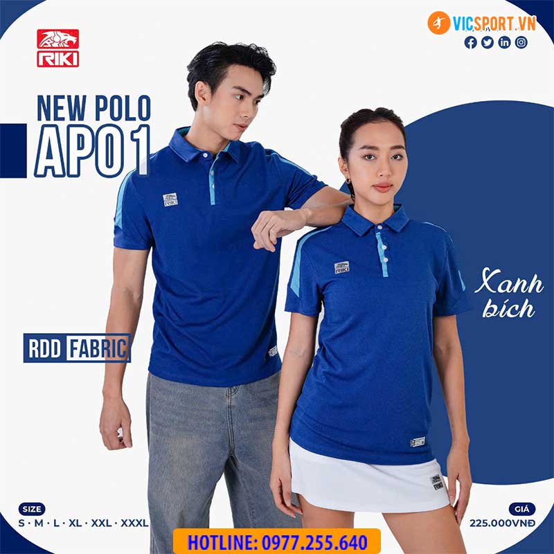 Áo polo thể thao di chuyển Riki AP01 - Hình ảnh 25